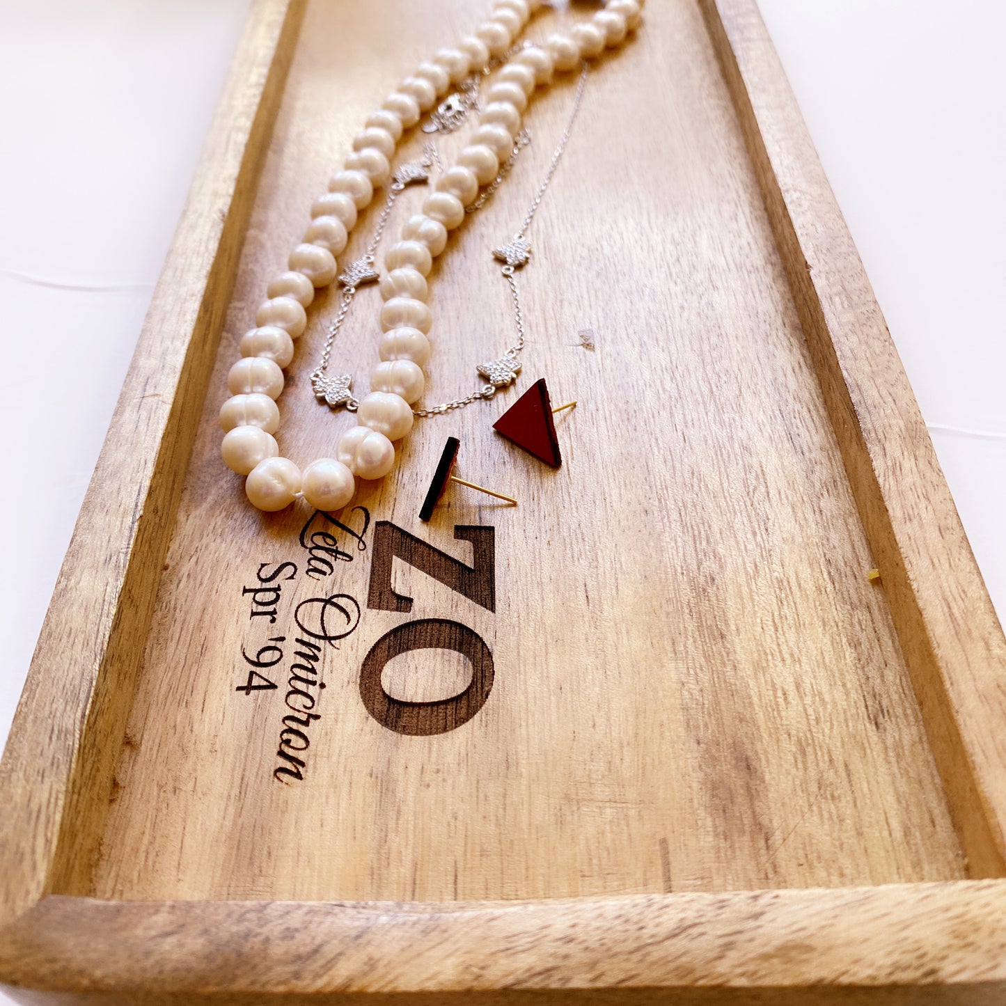 Wood Jewelry Tray Personalized