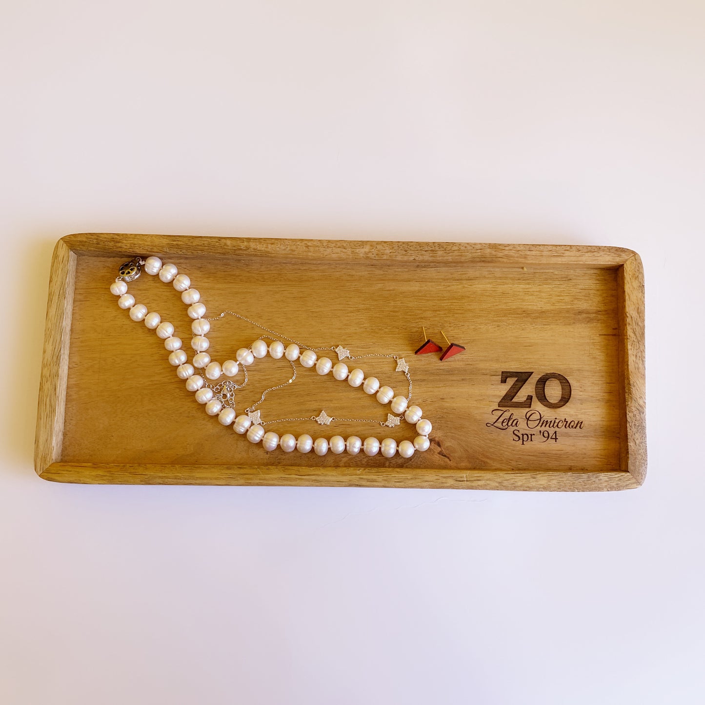 Wood Jewelry Tray Personalized