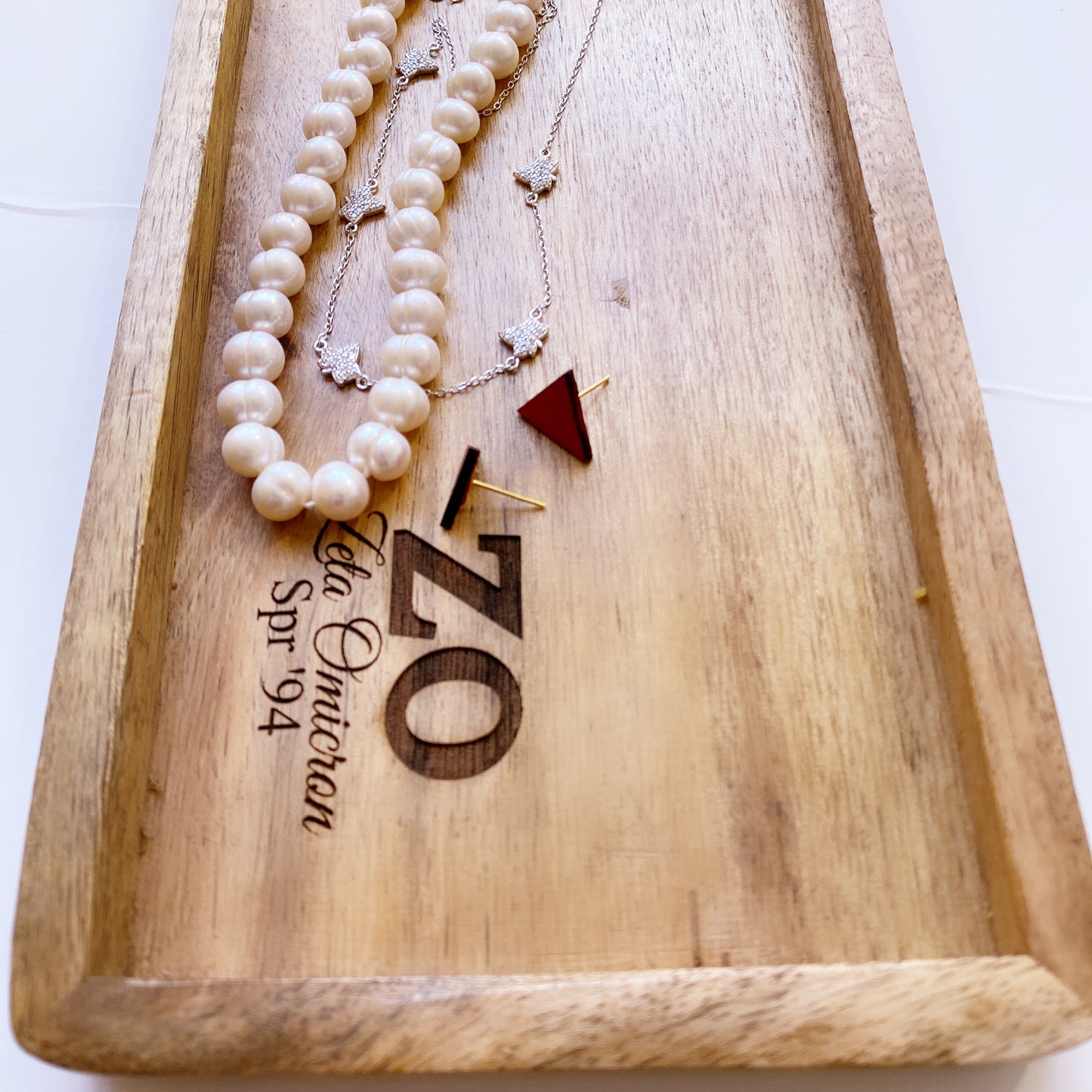 Wood Jewelry Tray Personalized