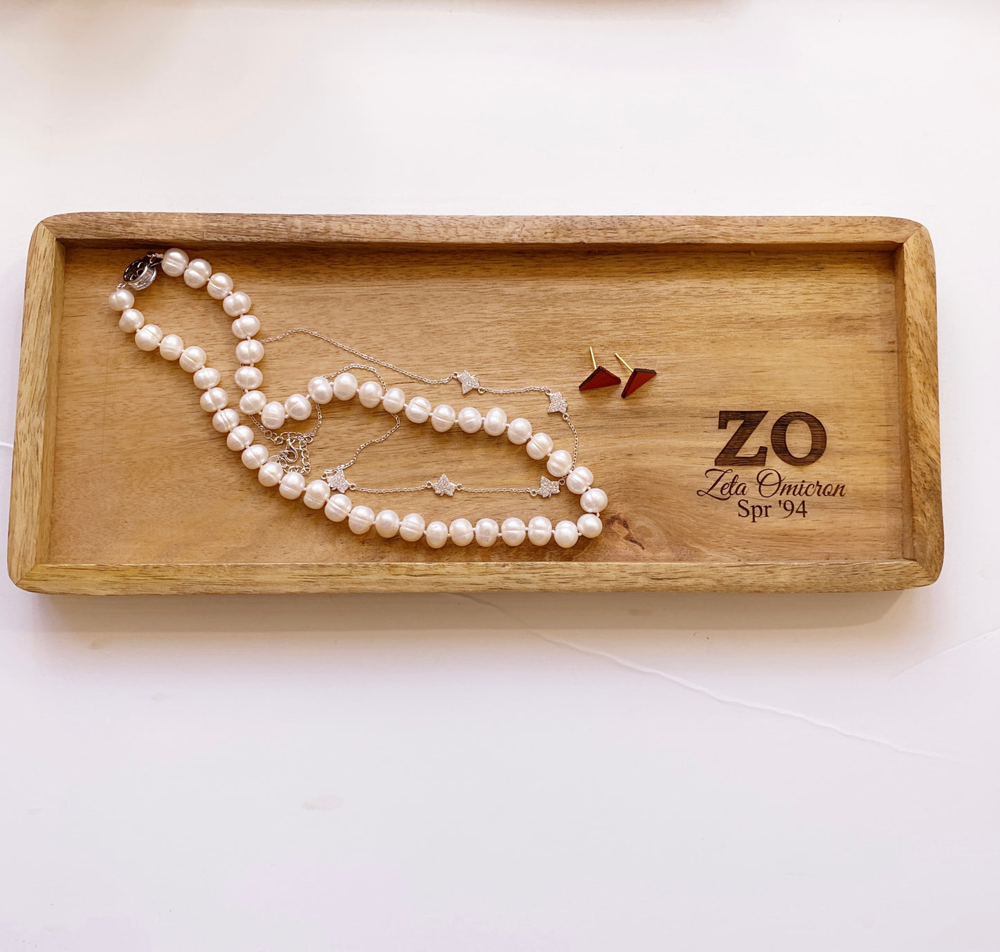 Wood Jewelry Tray Personalized