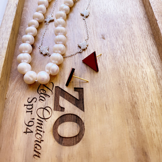 Wood Jewelry Tray Personalized