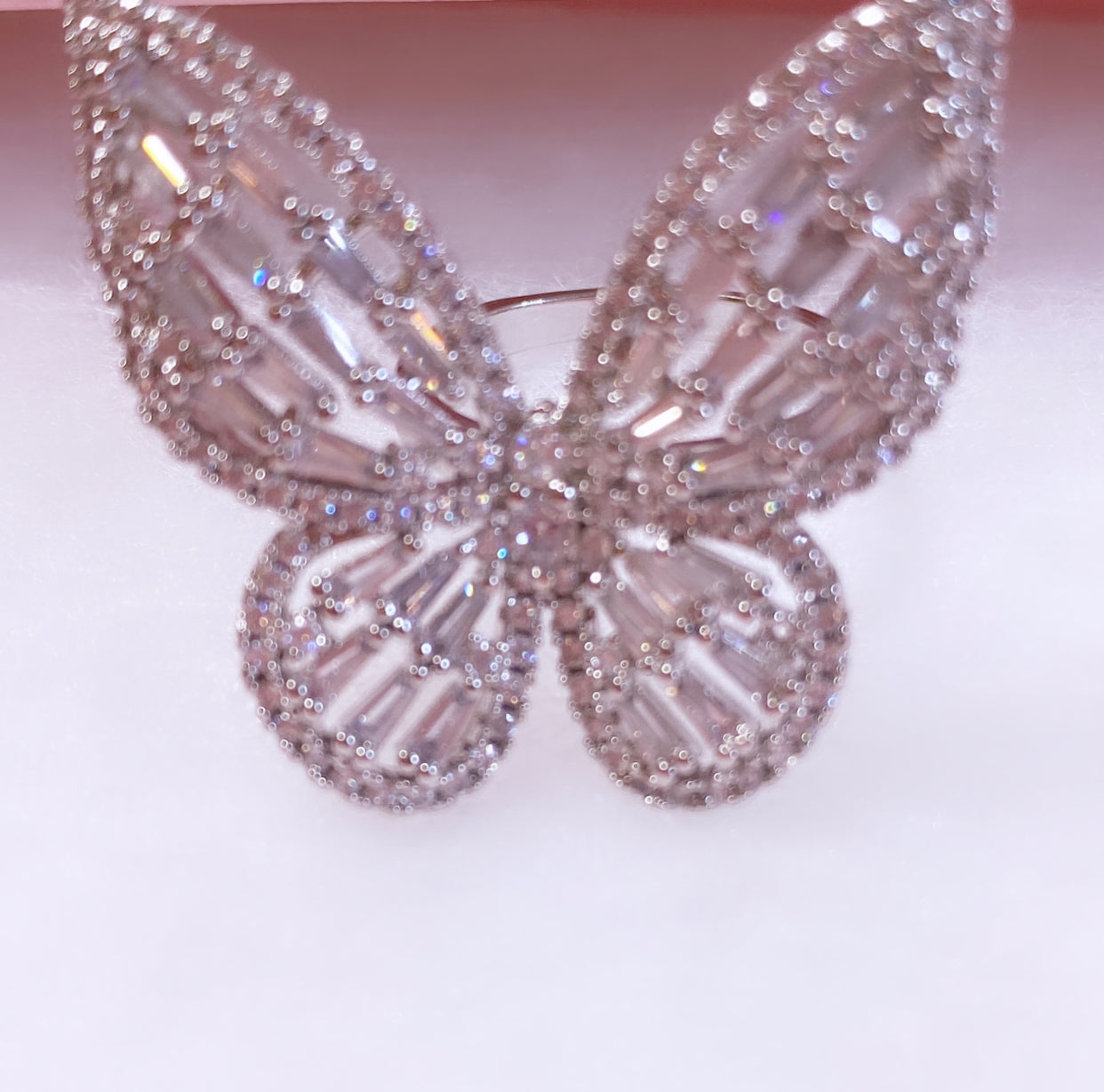 Handmade butterfly ring