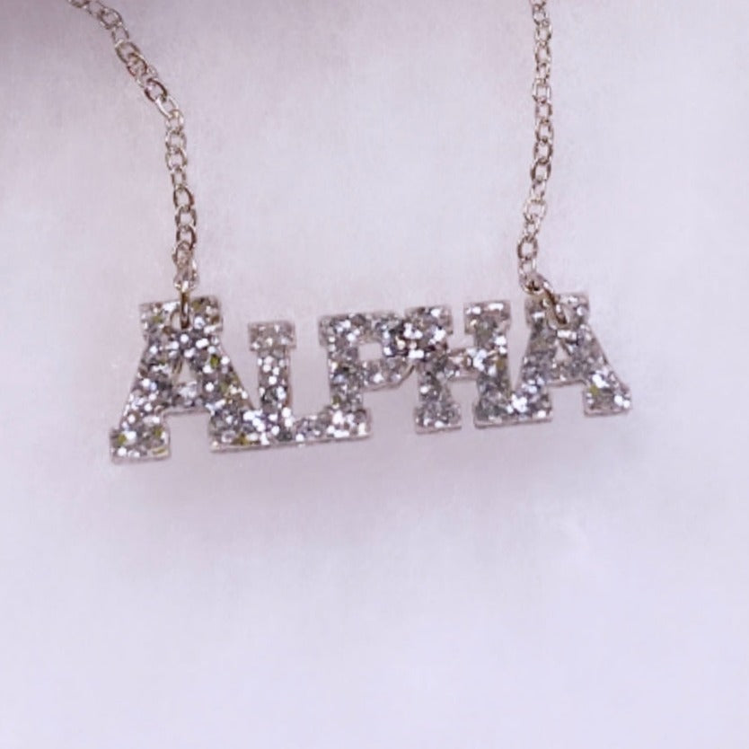 The Chic Greek Store Stainless Steel necklaces for sororities.