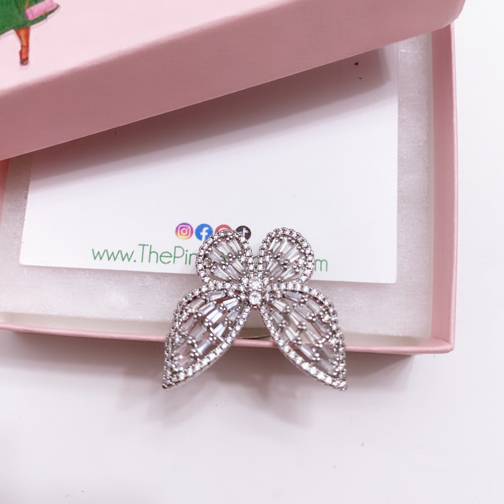 Chic Greek custom butterfly ring