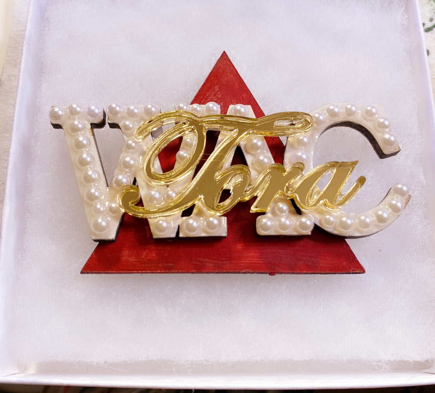 Delta Sigma Theta Name Chapter Brooch