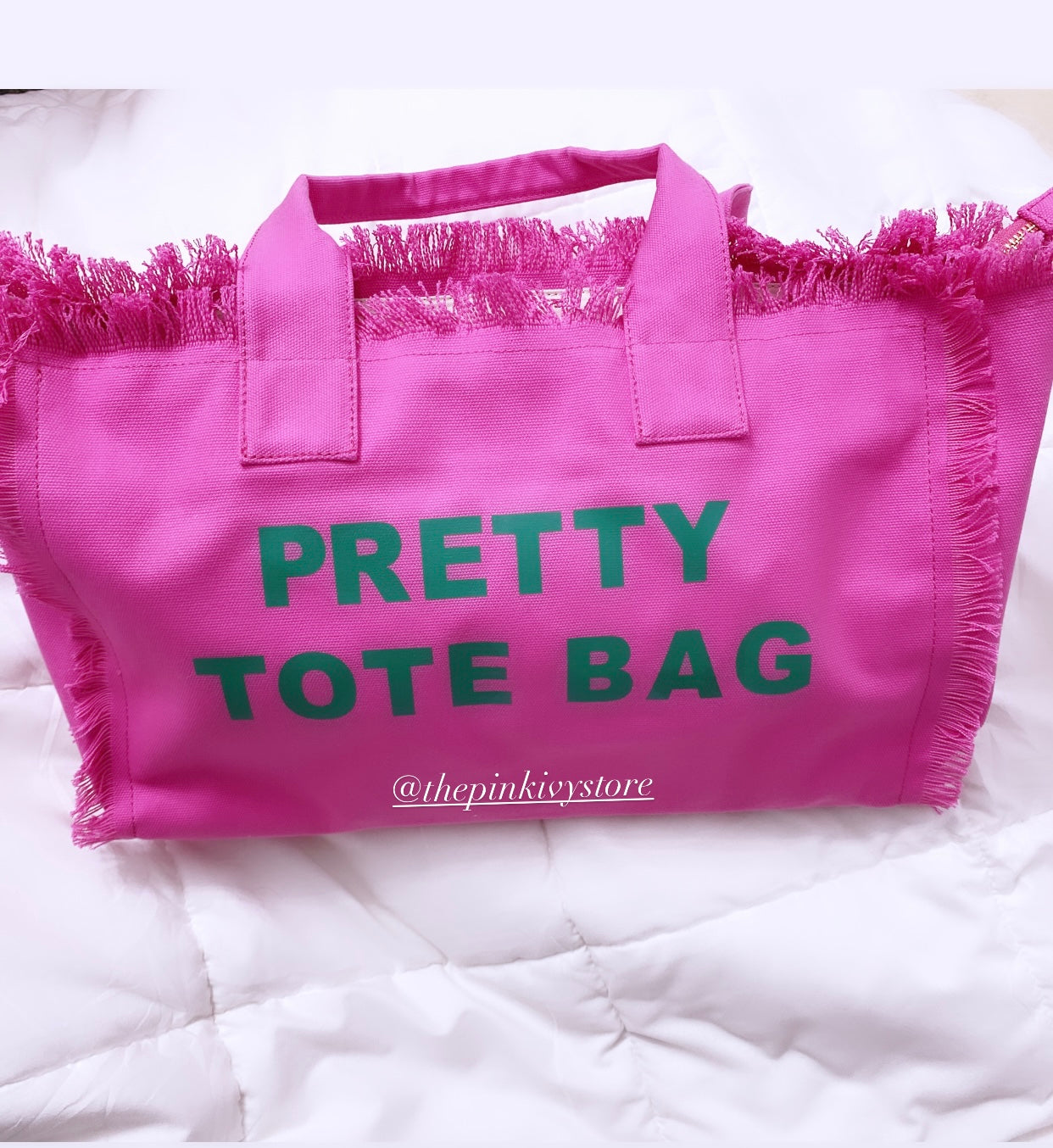 LRB Pink Canvas Eco Tote Bag